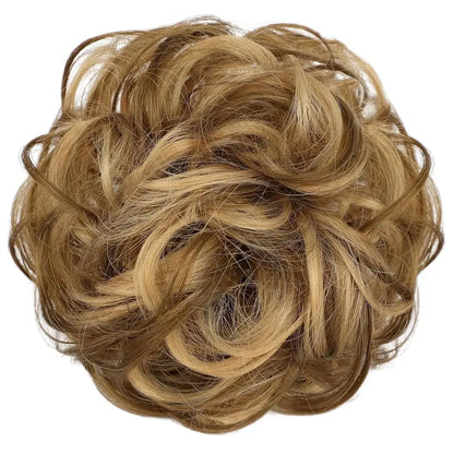 Wavy Curly Messy Bun Hair Scrunchie with Elastic Band for Updos [YQT:ULO-261006-006:2ce1ed34724c3e0d]
