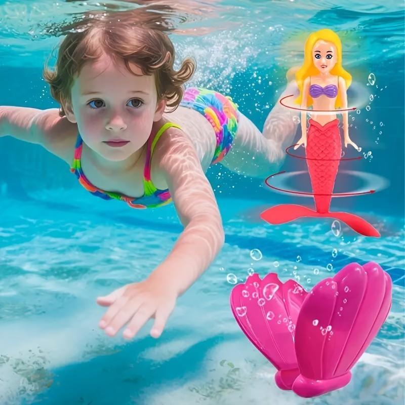 Colorful Mermaid Dive Toys with Sculpted Tails and Shell Case Option [YQT:ULO-261017-007:83412a165e3ba8db]