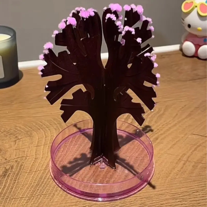 Magic Growing Crystal Sakura Tree DIY Kit with Pink Blossoms [YQT:ULO-261006-004:b9a9f6c05e277cd3]