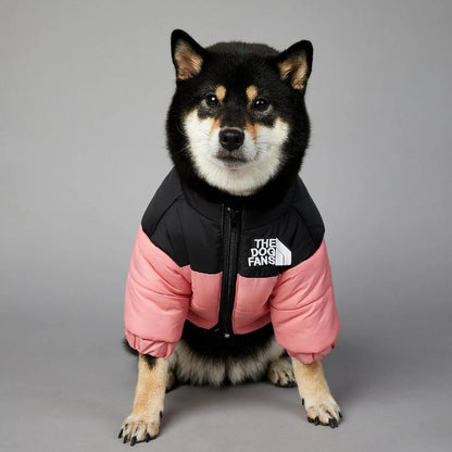 Quilted Dog Jacket with Zip Closure and Stand Collar in Multiple Colors [YQT:ULO-261029-005:080b67ac08a288f8]