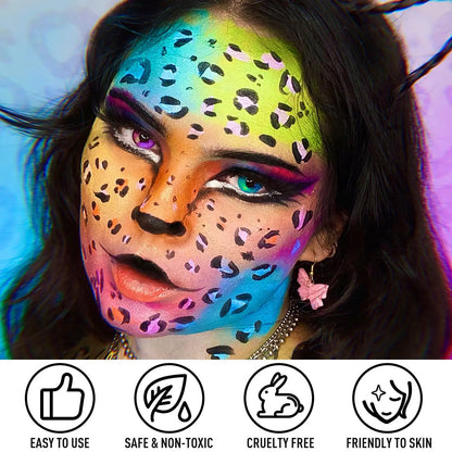 UCANBE Athena 20-Color Face and Body Paint Palette for Halloween Makeup [YQT:ULO-260920-003:d9ffeae03f71a9f2]