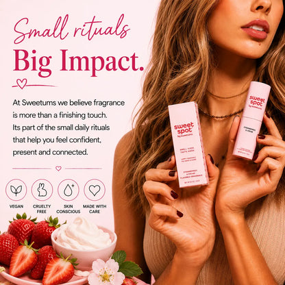 Sweet Spot Strawberries and Cream Solid Fragrance Stick by Sweetums [YQT:ULO-260923-003:483401795104f980]