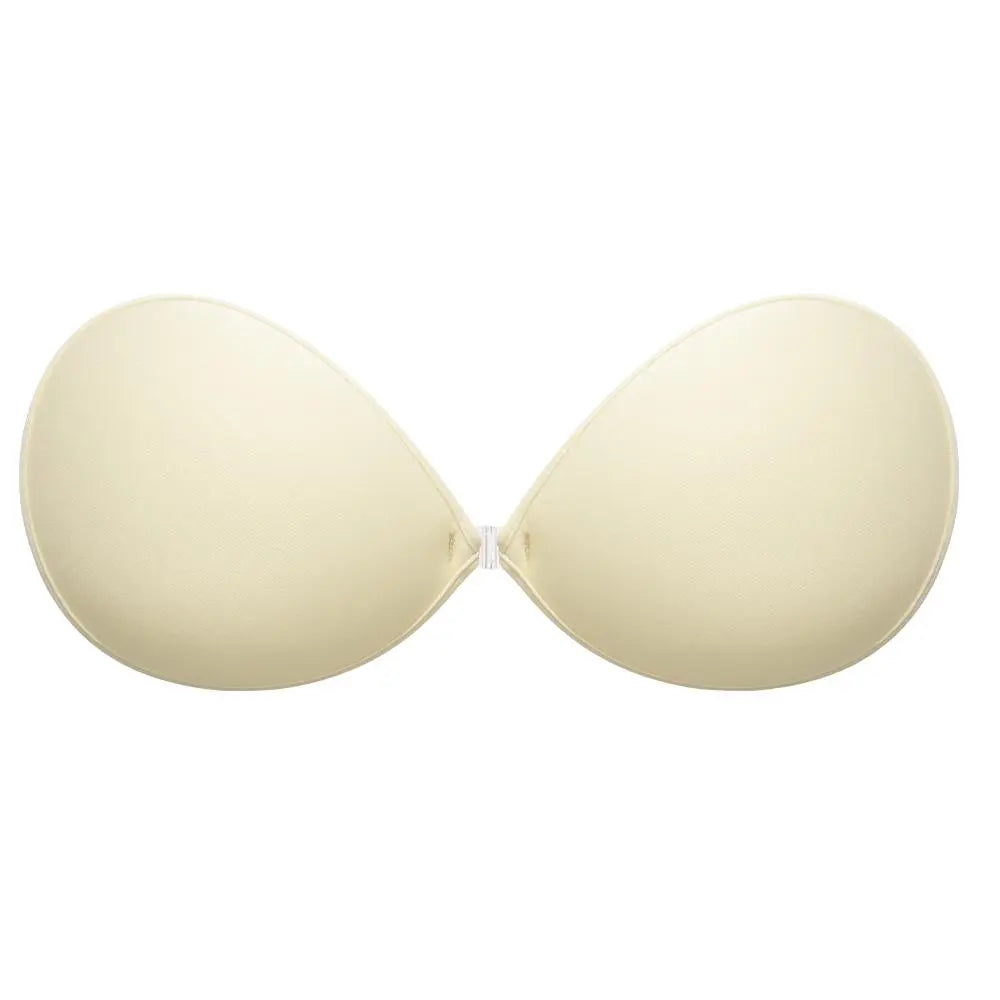 Strapless Adhesive Bra with Contoured Cups and Clear Front Clasp [YQT:ULO-260917-001:bb929fafc028b3f8]
