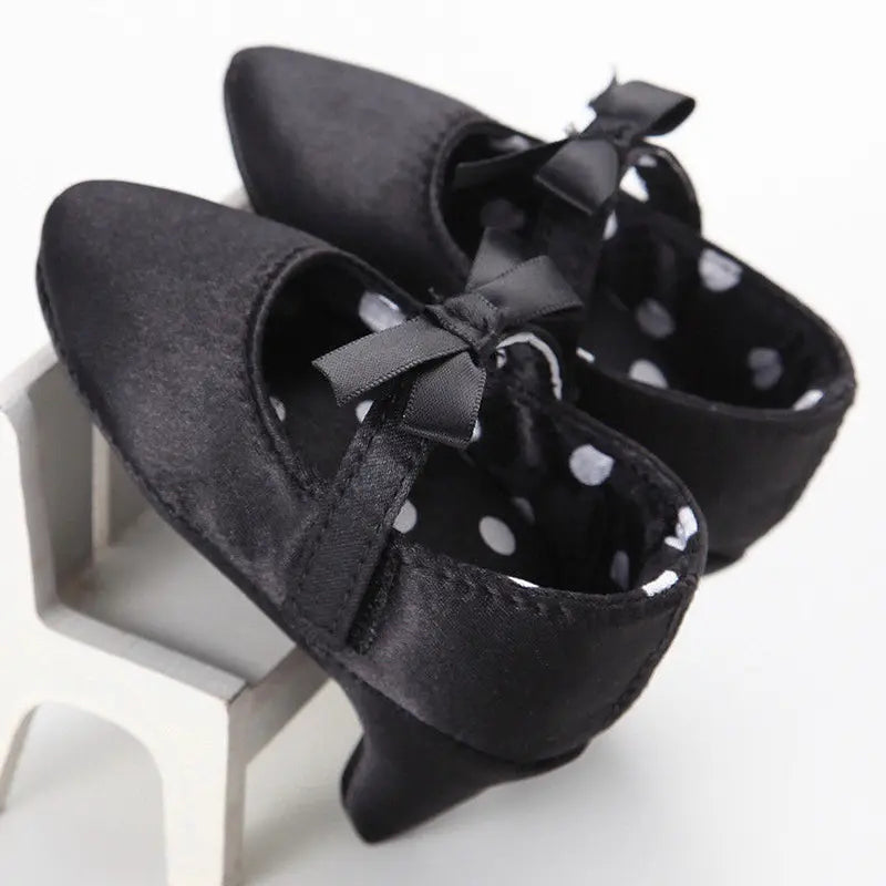 Baby Girl Bow Shoes with Pointed Toes and Decorative Heels for Photography [YQT:ULO-261002-001:ea2212932666b3b9]