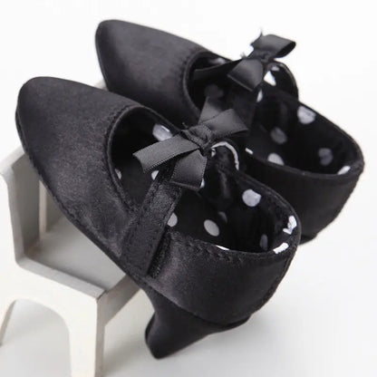 Baby Girl Bow Shoes with Pointed Toes and Decorative Heels for Photography [YQT:ULO-261002-001:ea2212932666b3b9]