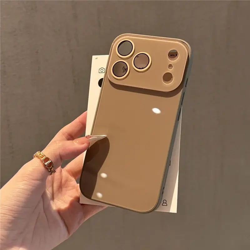 Glossy Solid Color Phone Case with Matching Camera Surround [YQT:ULO-260916-007:beaa52dbe4854335]