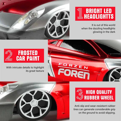 Remote Control Wall Climbing Toy Car with LED Headlights in Red or Blue [YQT:ULO-261029-004:788270518d478206]