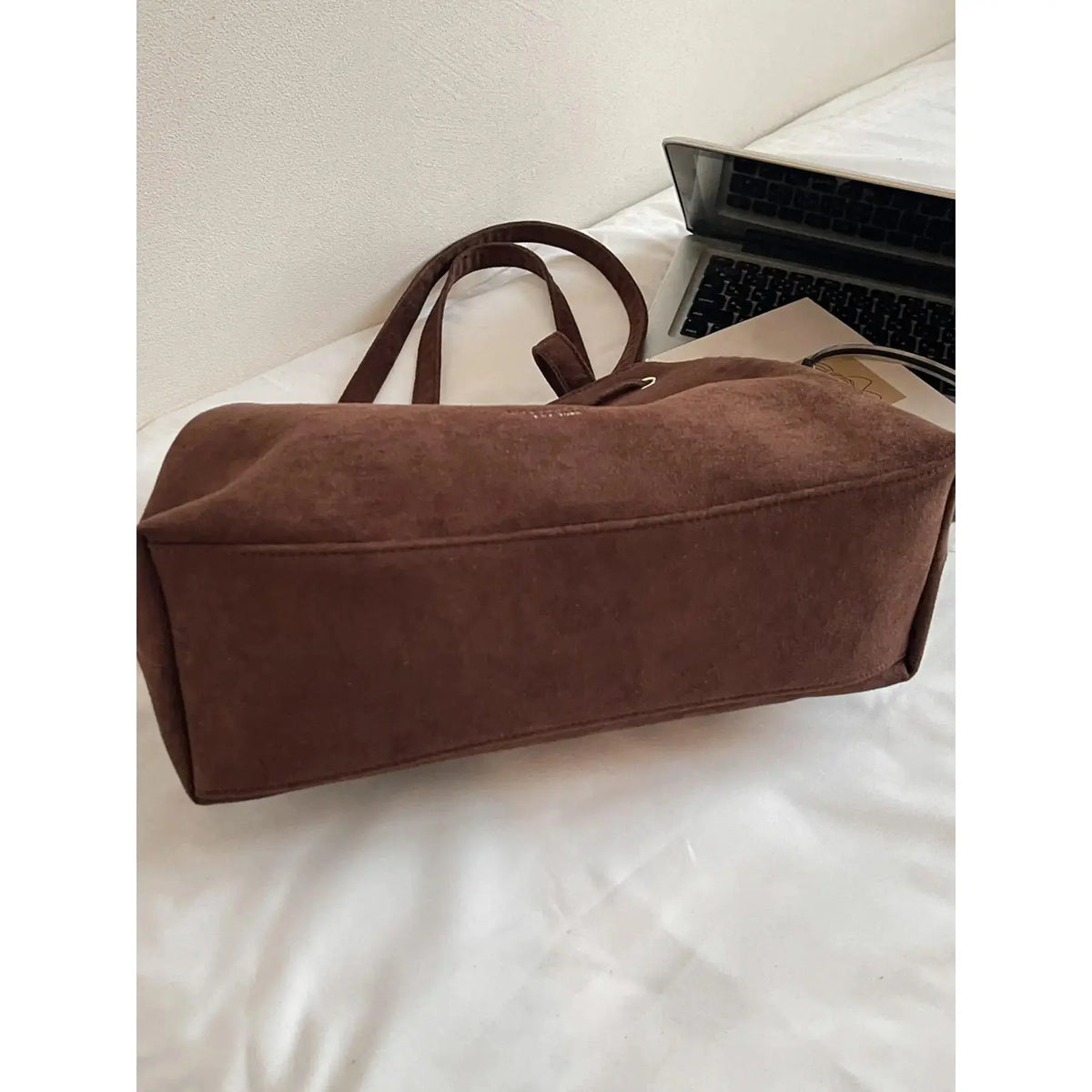 Women's Retro Drawstring Tote Bag with Double Shoulder Straps and Interior Pocket [YQT:ULO-260918-002:2715ceb0e2bdb6e9]