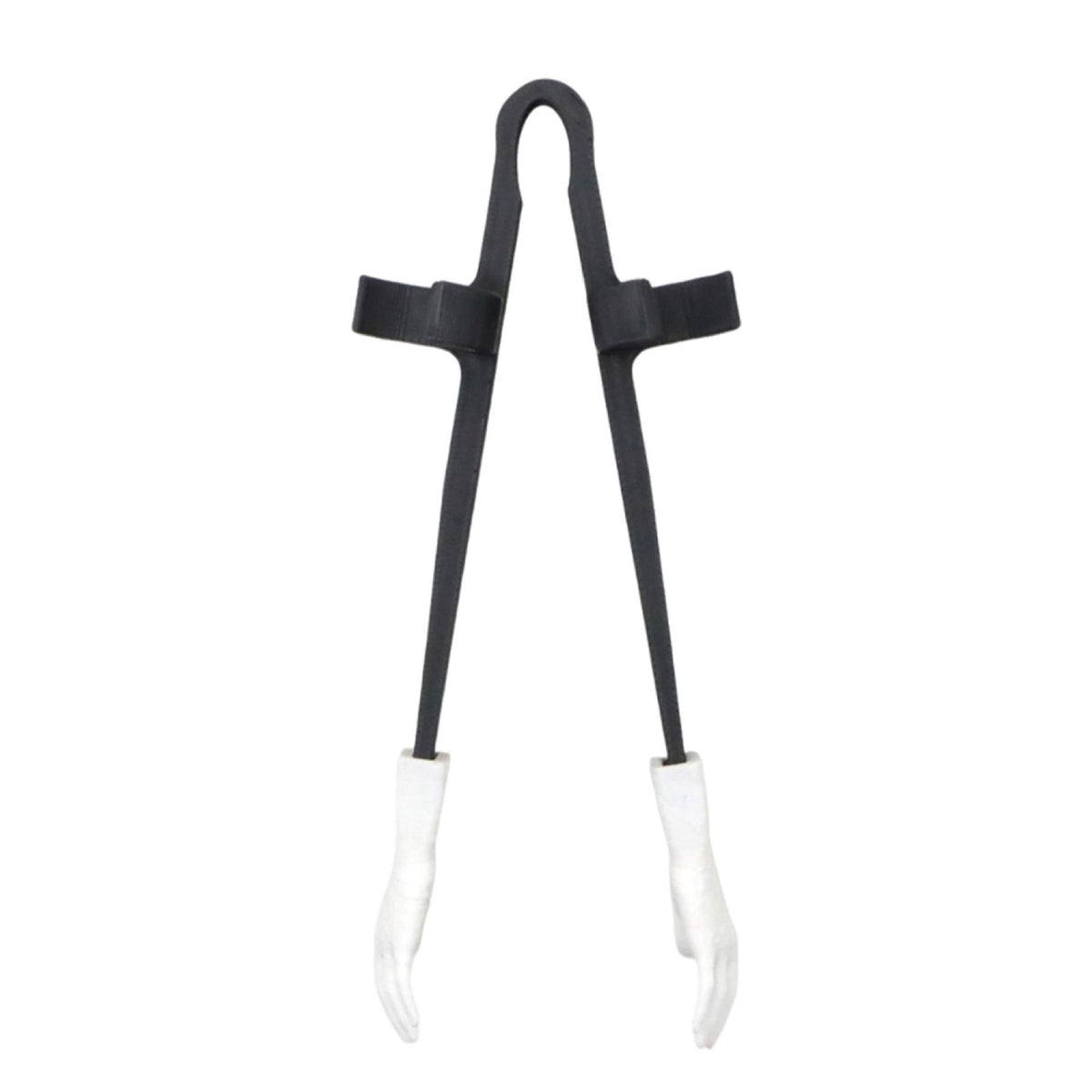 Black and White Finger Chopsticks with Miniature Hand Tips for Snacks [YQT:ULO-261019-003:04c24cddd2dba659]