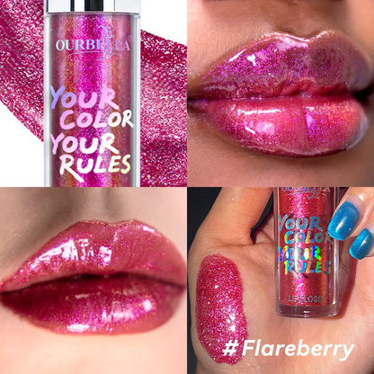 Ourbella Glitter Lip Gloss with Shimmering Color and High Shine Finish [YQT:ULO-260912-003:b8276ba08a055b77]