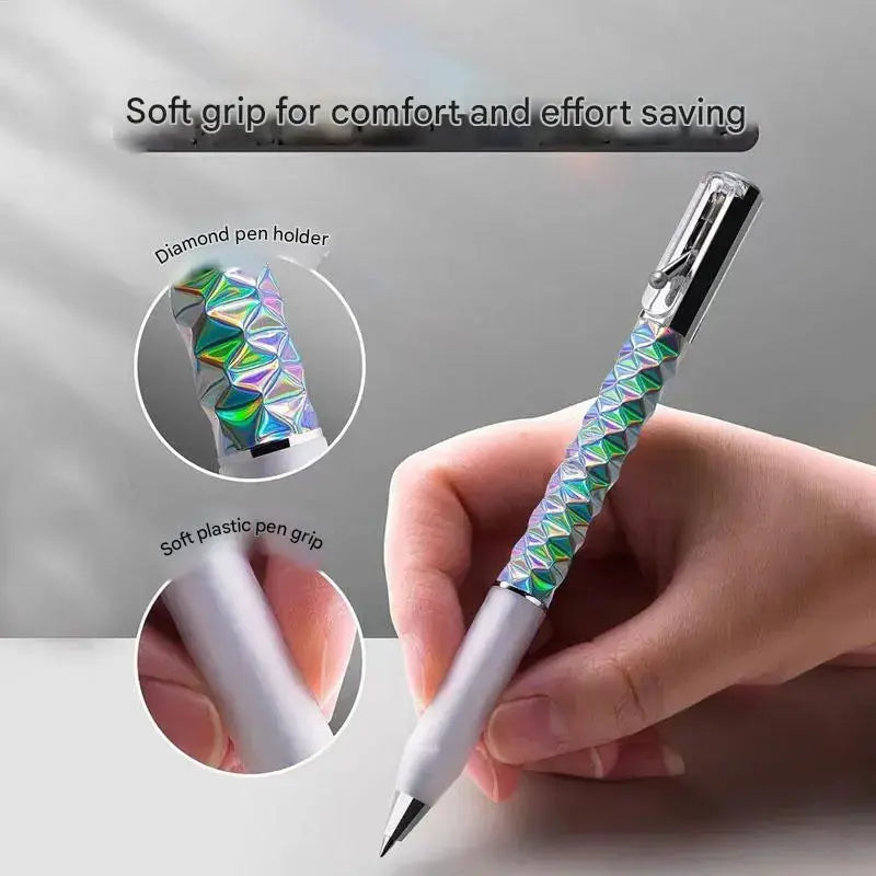 Geometric Shape-Shifting Gel Pen with Click Mechanism and Soft Grip [YQT:ULO-261006-008:3d4067162fb037cc]