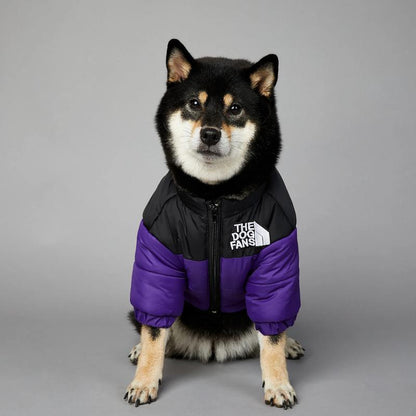 Quilted Dog Jacket with Zip Closure and Stand Collar in Multiple Colors [YQT:ULO-261029-005:da9cb616cbb6ddca]