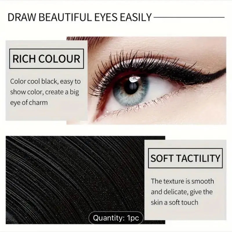 Black Gel Eyeliner with Twist-Up Design and Pointed Tip [YQT:ULO-261007-004:3d6c9c9ac13f7b2d]