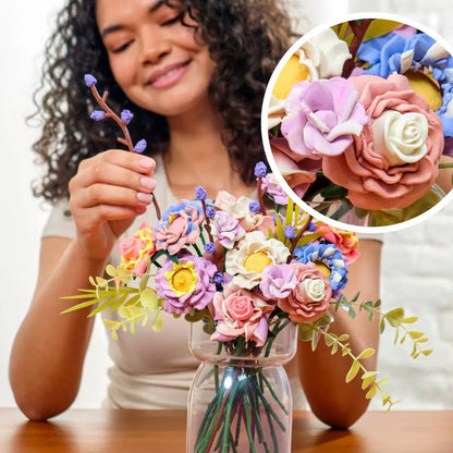Clay Flower Maker Tool Set with Layered Petal Cutters and Press [YQT:ULO-260912-006:f71727310dd37523]
