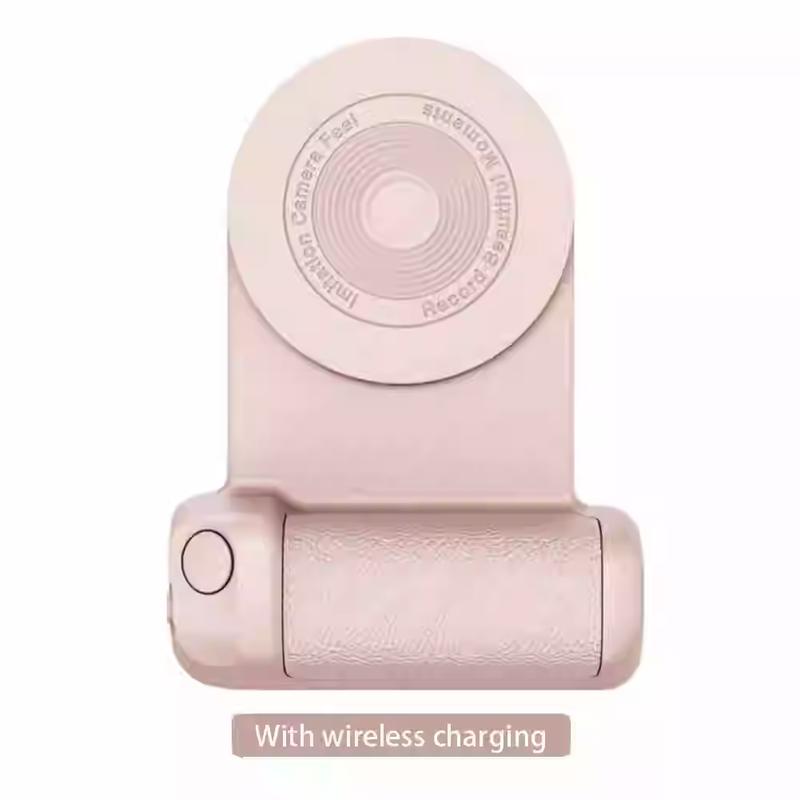 Magnetic Smartphone Camera Grip with Shutter Button and Textured Handle [YQT:ULO-261015-003:50446aeae85217a6]