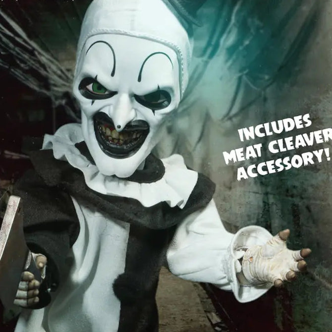 Terrifier Living Dead Dolls Presents Art the Clown Black and White Doll [YQT:ULO-261006-001:14a5f63f370a995c]