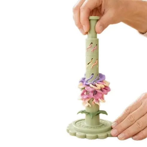Clay Flower Maker Tool Set with Layered Petal Cutters and Press [YQT:ULO-260912-006:b2e0c2c64fd4772d]