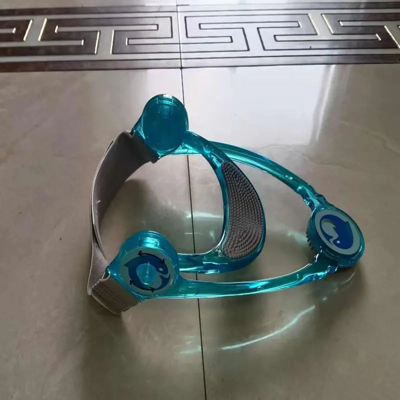 Adjustable Neck Support Collar with Curved Chin Rest and Circular Accents [YQT:ULO-260926-003:9af5bc3c6ab63d7f]
