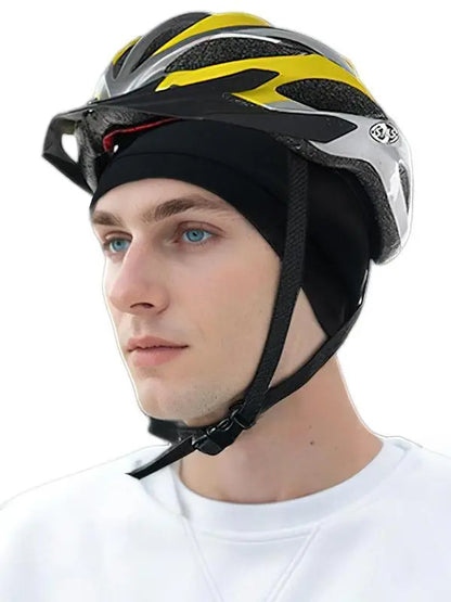 Unisex Stretch Skull Cap with Plain Color Design for Cycling and Everyday Wear [YQT:ULO-260916-011:8ca4fcae088a728f]