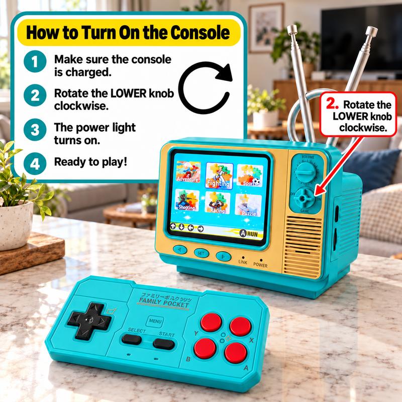 Retro TV Style Gaming Console with 308 Classic Games and Controller [YQT:ULO-261017-002:a43b2e0f142ed005]