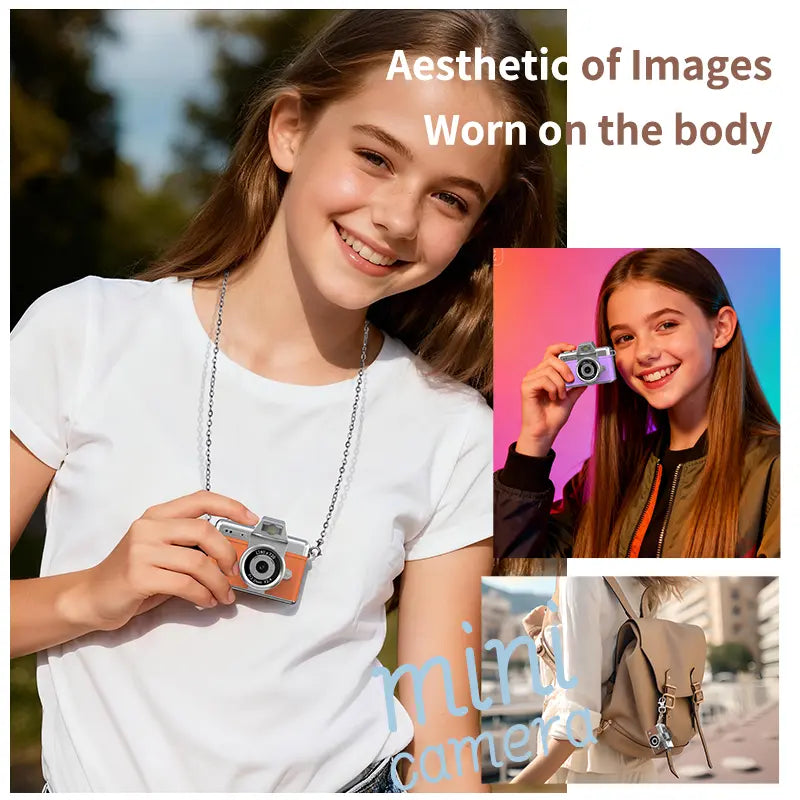 Mini Retro Digital Keychain Camera with Flip Screen and Flash [YQT:ULO-261012-002:181966f858381489]