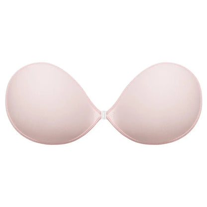 Strapless Adhesive Bra with Contoured Cups and Clear Front Clasp [YQT:ULO-260917-001:3f5ec4b08dbc8d4a]