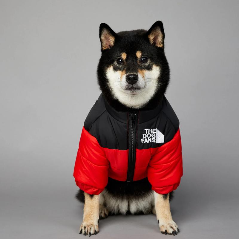 Quilted Dog Jacket with Zip Closure and Stand Collar in Multiple Colors [YQT:ULO-261029-005:c8e4a7b079e41188]