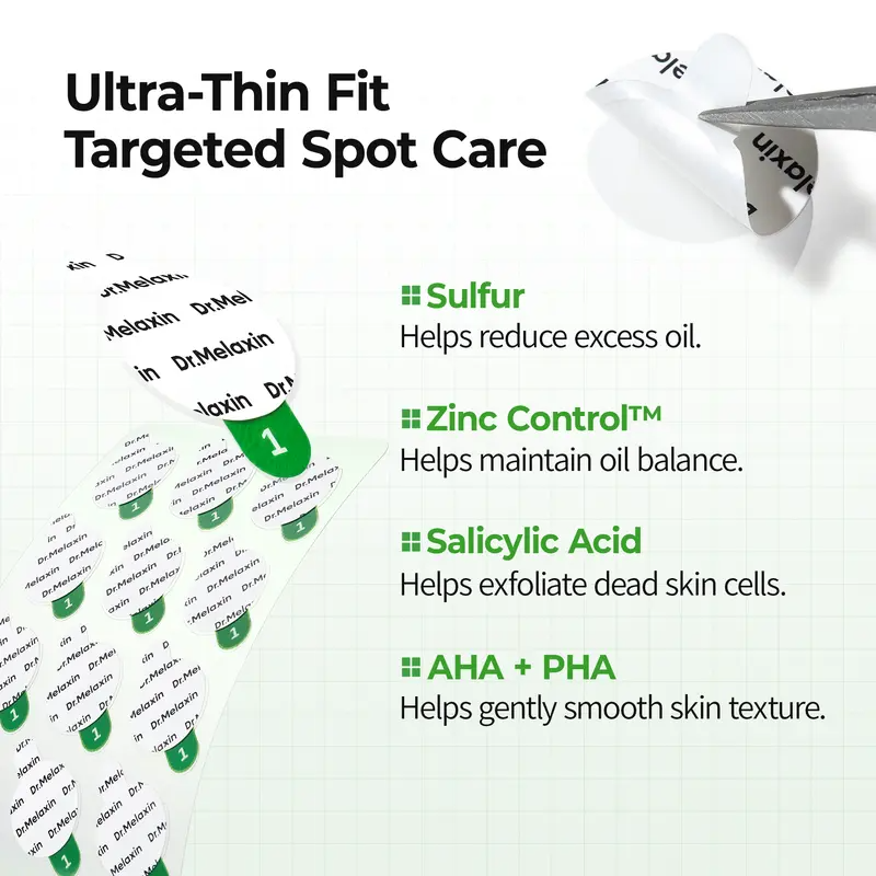 Dr.Melaxin Zero-Fit Patches | S-ZINC & Mela-C·E | 72-Patch Packs or 144-Patch Duo