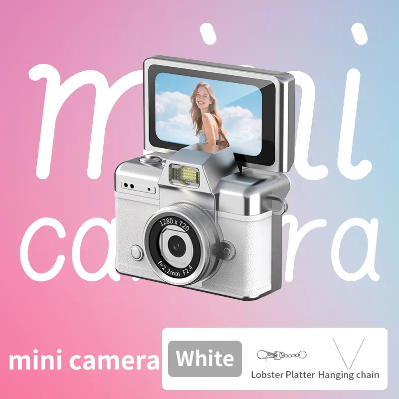 Mini Retro Digital Keychain Camera with Flip Screen and Flash [YQT:ULO-261012-002:809b5ab7cf78876f]