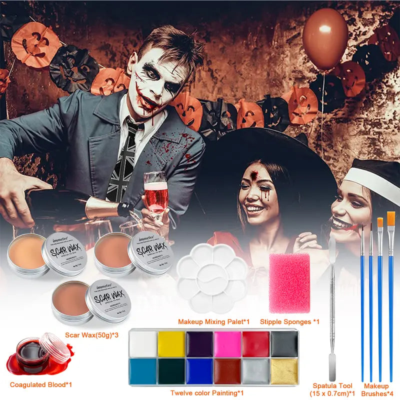 Vampire Fangs Set with Four Sizes for Halloween Costumes and Gothic Looks [YQT:ULO-261012-004:2e37d4d38d3661d8]