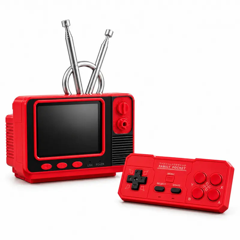 Retro TV Style Gaming Console with Controller and 308 Classic Games [YQT:ULO-261013-005:0a61d76d661efd03]