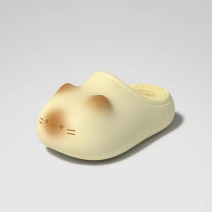 Cute Cat and Rabbit Slippers with Sculpted Ears and Animal Faces [YQT:ULO-260912-002:dc8908478d406baf]