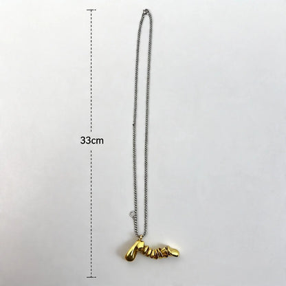 Interactive Articulated Pendant Necklace with Pull Ring and Segmented Design [YQT:ULO-260912-001:49ab6a31fdf49b35]