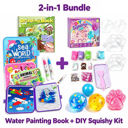 DIY Cat Paw and Ball Squishy Craft Kit with Colorful Decorations [YQT:ULO-260924-001:682f16aeacd749cd]