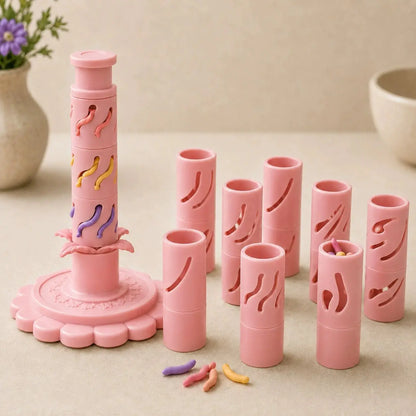 Clay Flower Maker Tool Set with Layered Petal Cutters and Press [YQT:ULO-260912-006:c4bf3c1a1a17283f]