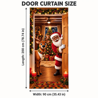 Christmas and Halloween Stretch Fabric Door Cover with Elastic Edges [YQT:ULO-261027-001:325f9ca21647f0ad]