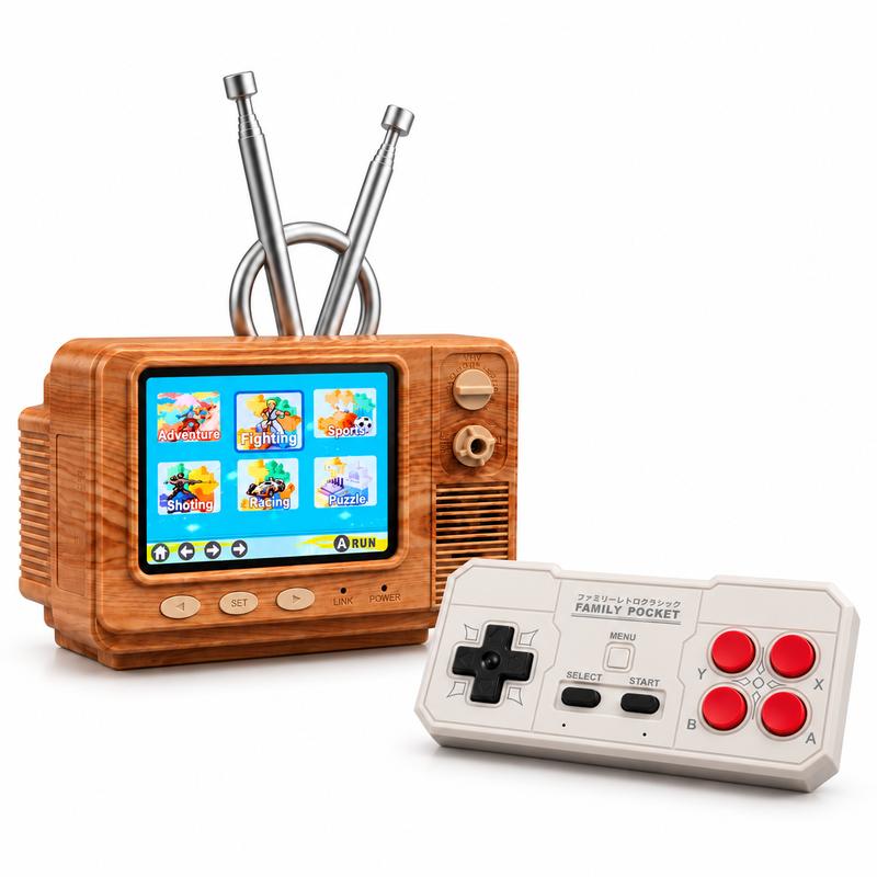 Retro TV Style Gaming Console with 308 Classic Games and Controller [YQT:ULO-261017-002:36a8d27d849f469f]
