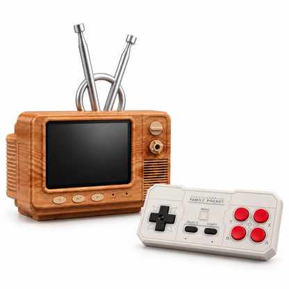 Retro TV Style Gaming Console with Controller and 308 Classic Games [YQT:ULO-261013-005:bf1eefaf639b0115]