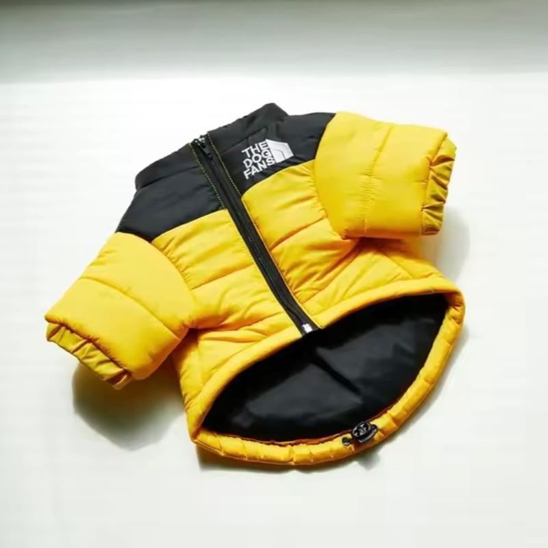 Quilted Dog Jacket with Zip Closure and Stand Collar in Multiple Colors [YQT:ULO-261029-005:e0829e82f15f0b69]