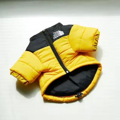 Quilted Dog Jacket with Zip Closure and Stand Collar in Multiple Colors [YQT:ULO-261029-005:e0829e82f15f0b69]