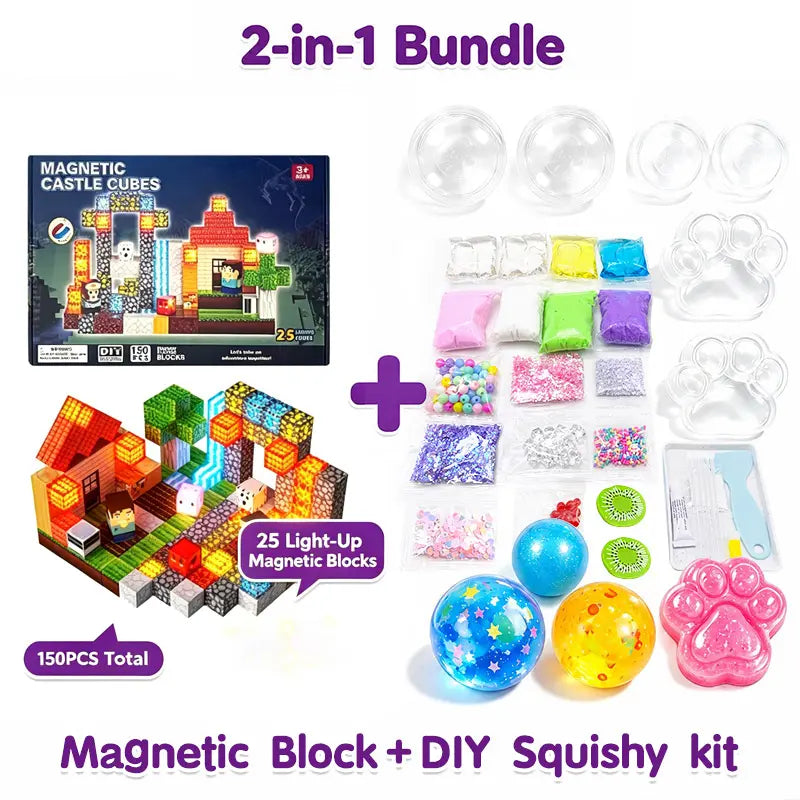 DIY Cat Paw and Ball Squishy Craft Kit with Colorful Decorations [YQT:ULO-260924-001:d3674ba1c6a91343]