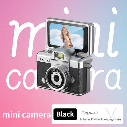 Mini Retro Digital Keychain Camera with Flip Screen and Flash [YQT:ULO-261012-002:9d8a106518f66ae7]