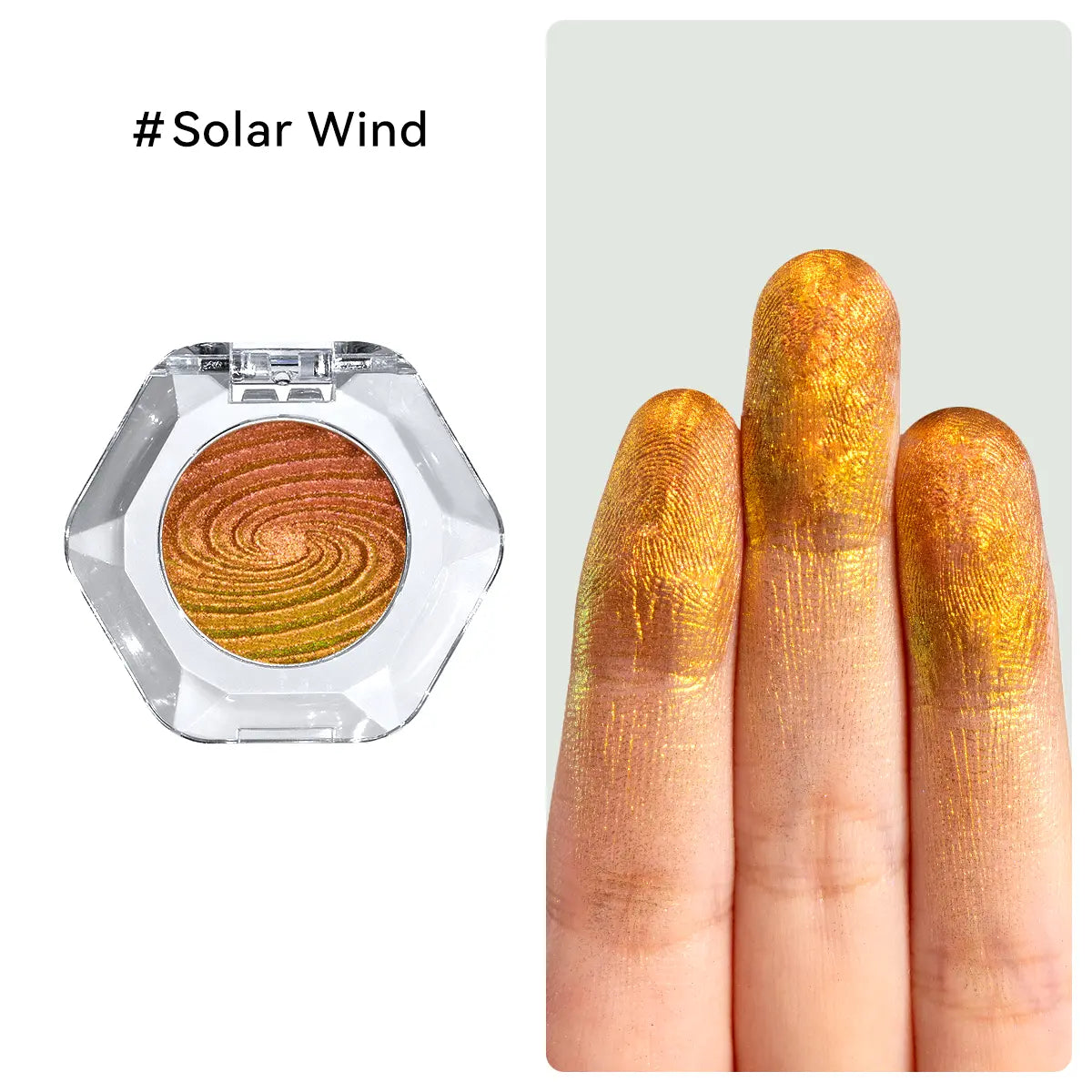 Multichrome Ombre Shimmer Eyeshadow with Galaxy Swirl Design in Clear Compact [YQT:ULO-260915-002:ab696a6597eb6904]