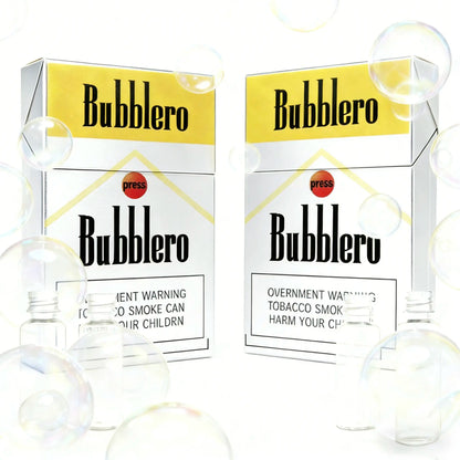 Cigarette Style Bubble Blower with Novelty Yellow and White Pack Design [YQT:ULO-260916-009:06296099b9d4fb1e]