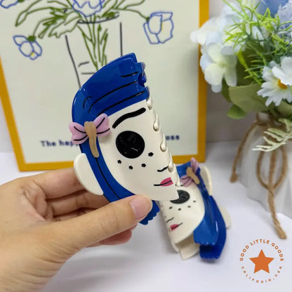 Halloween Claw Hair Clips with Horror Faces, Ghosts and Novelty Designs [YQT:ULO-261008-003:c2181b5b15a7f018]