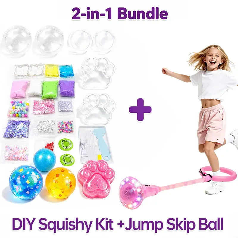 DIY Cat Paw and Ball Squishy Craft Kit with Colorful Decorations [YQT:ULO-260924-001:88d8506ab63ed4c2]
