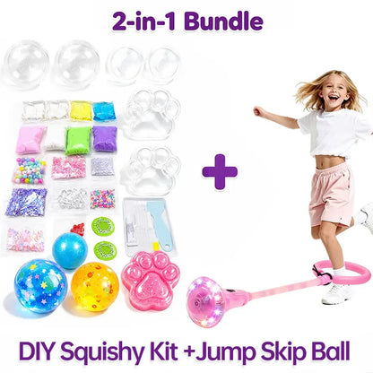 DIY Cat Paw and Ball Squishy Craft Kit with Colorful Decorations [YQT:ULO-260924-001:88d8506ab63ed4c2]