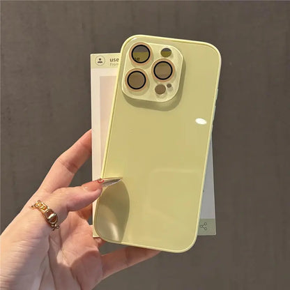 Glossy Solid Color Phone Case with Matching Camera Surround [YQT:ULO-260916-007:f7de3970ed4edd54]