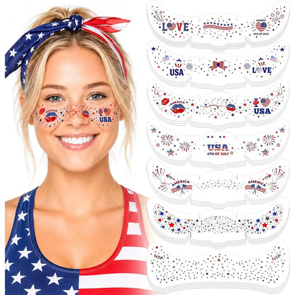 24-Piece Decorative Freckle Face Patches with Halloween and Glitter Designs [YQT:ULO-260914-003:a5ae6501acce82db]
