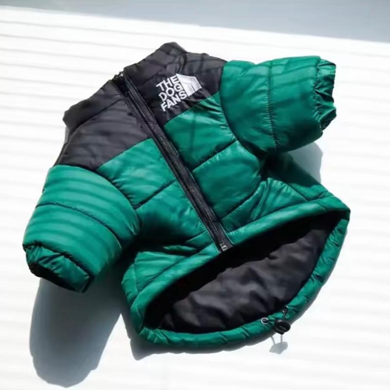 Quilted Dog Jacket with Zip Closure and Stand Collar in Multiple Colors [YQT:ULO-261029-005:2981a5558d88cc9e]